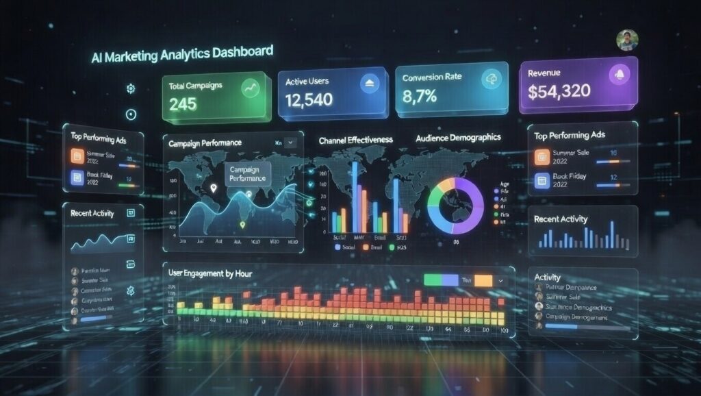 how AI marketing works step by step